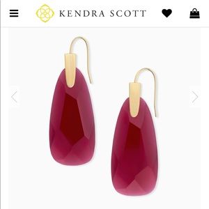 KENDRA SCOTT Maize Gold Drop Earrings